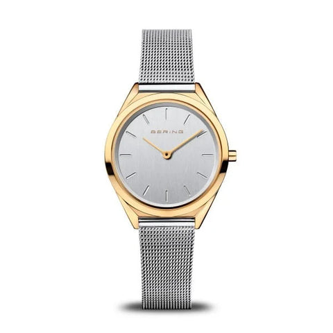 Bering - Ultra Slim Polished Gold Watch