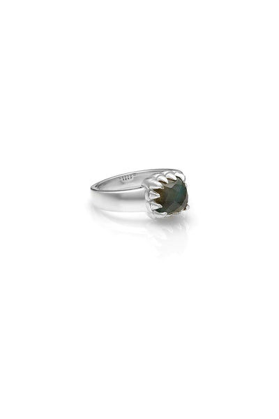 Stolen Girlfriends Club - Baby Claw Ring Labradorite