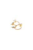 Stolen Girlfriends Club - Cross Anchor Sleeper Gold Plated