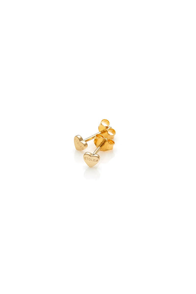 Stolen Girlfriends Club - Tiny Stolen Heart Earring Gold Plated