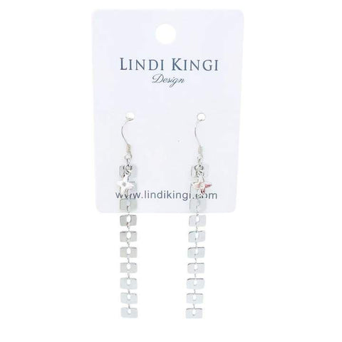 Lindi Kingi Summer Drop Earrings – Silver Plate