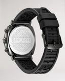 Ted Baker - Black Silicone Strap Watch