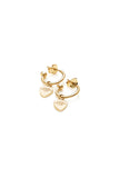 Stolen Girlfriends Club - Guitar Pic Anchor Earrings Gold Plated