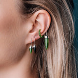 Nick Von K - Pounamu Tiny Point Earrings