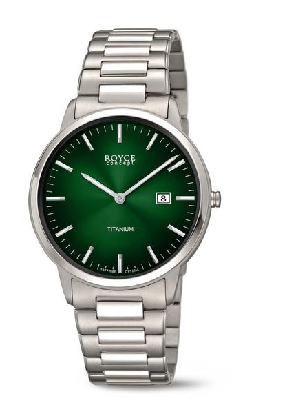 Boccia - Titanium Watch with Green Face