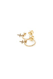 Stolen Girlfriends Club - Cross Anchor Sleeper Gold Plated