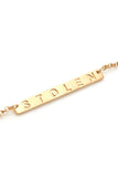 Stolen Girlfriends Club - Plank Necklace Gold Plated