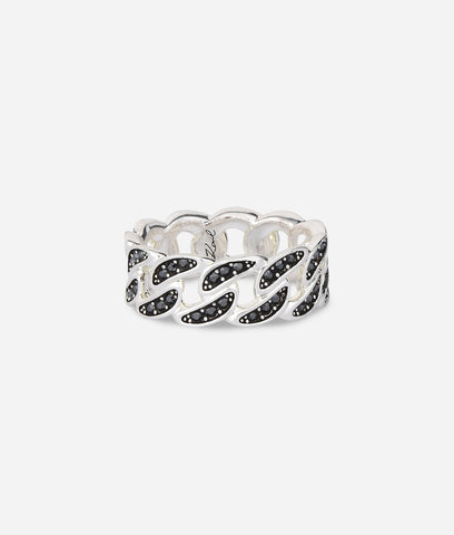 KARL LAGERFELD CHAIN LINK RING - LARGE