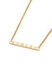 Stolen Girlfriends Club - Plank Necklace Gold Plated