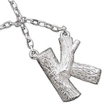 Karen Walker 'K' Logs Pendant - Silver