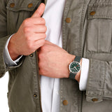 Mondaine - Classic 40mm Forest Green Watch