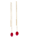 Ruby Red Earrings