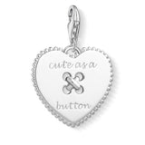 Thomas Sabo Charm Club Cute as a Button Heart Charm - CC1485