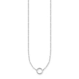 Thomas Sabo Charm Club Silver Fine Necklace - 40/42.5/45cm