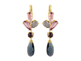 Dyrberg/Kern - Apollina SG Aubergine Earrings
