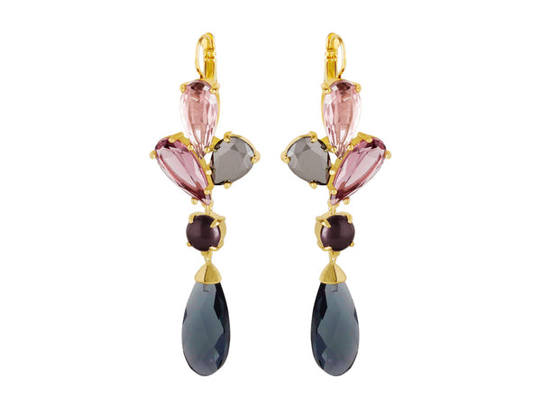Dyrberg/Kern - Apollina SG Aubergine Earrings