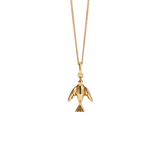 Meadowlark - Dove Charm Necklace Gold Plated