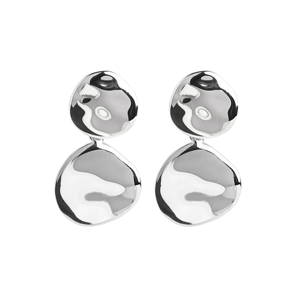 Najo - Shard Double Disk Stud Earring