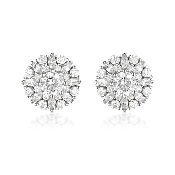 Georgini - Berry Bloom Earrings Silver