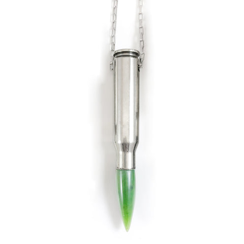 Nick Von K - Greenstone Bullet Pendant