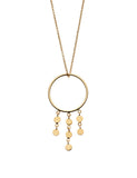 Bliss Yellow Gold Silver Necklace