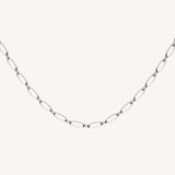 Rosefield - Oval Necklace Silver