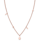 Rosefield - Iggy Shaped Drop Necklace Rose Gold