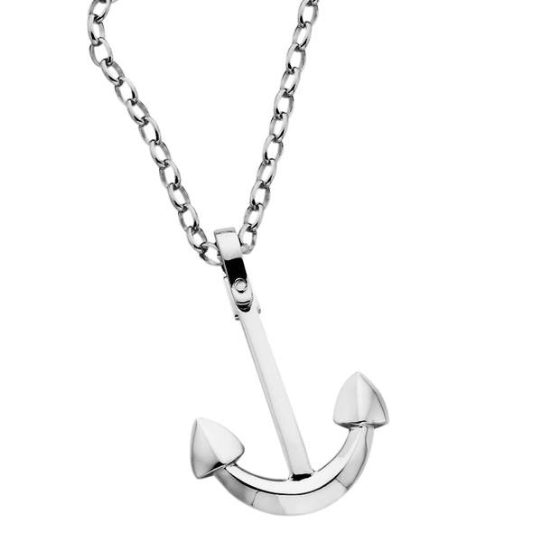 Karen Walker Anchor Pendant - Silver