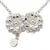 Karen Walker Chrysanthemum Pendant - Silver, 60cm