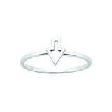 Karen Walker Superfine Runaway Arrow Ring Silver