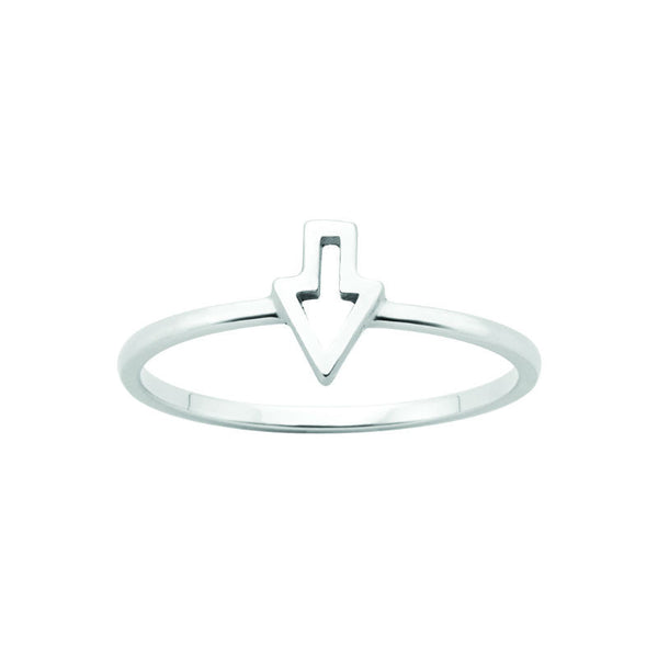 Karen Walker Superfine Runaway Arrow Ring Silver