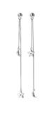 Karen Walker Moon & Star Pendulum Earrings - Silver