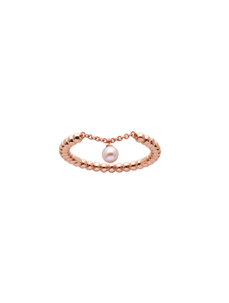 Karen Walker Vermeer Ring - 9ct Rose Gold, Pearl