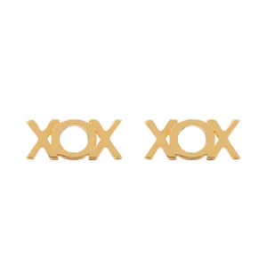 Boh Runga - Lil Hug and Kisses Studs Gold Plated