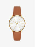 Michael Kors - Pyper Gold-Tone Leather Watch