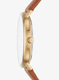 Michael Kors - Pyper Gold-Tone Leather Watch