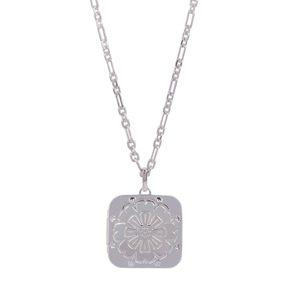 Boh Runga - Marigold Locket - Sterling Silver 55cm