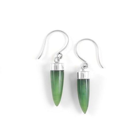 Nick Von K Pounamu Point Earrings