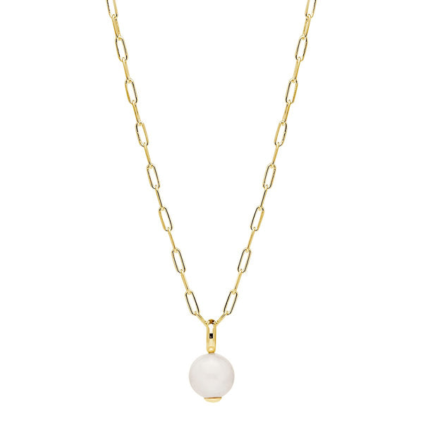 Najo - Ms Perla Gold Necklace - Gold Plated With Fresh Water Pearl