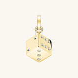 Rosefield - Gold Lucky Dice Charm