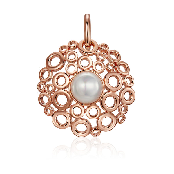 Kagi Rose Champagne Bubbles Pendant