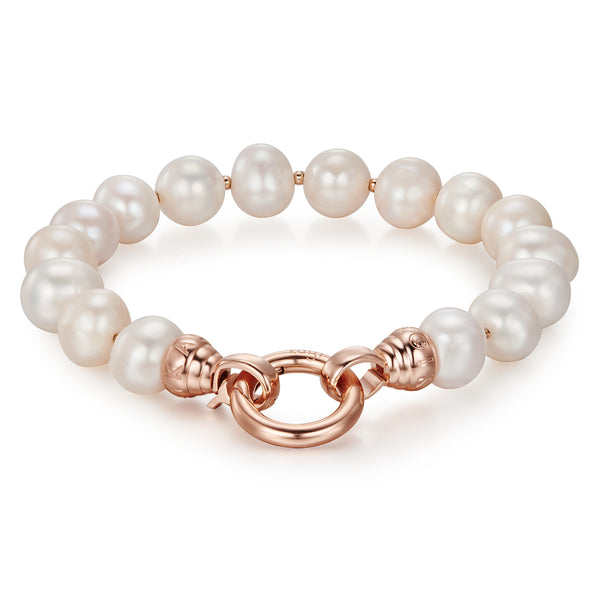 Kagi Rose Cream Pearl Bracelet - Small