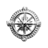 STOW Compass (Direction) Charm - Sterling Silver