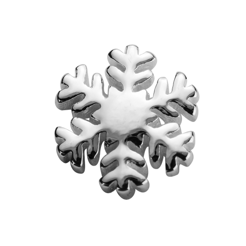 STOW Snowflake (Beautiful) Charm - Sterling Silver