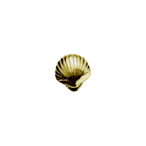STOW Seashell (Precious) Charm - 9ct Yellow Gold