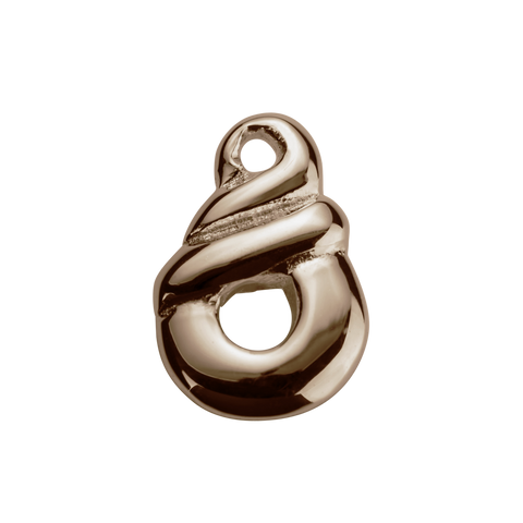 STOW Eternity Twist (Together Forever) Charm - 9ct Rose Gold