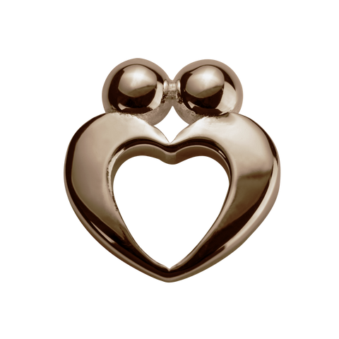 STOW True Love (Yours Always) Charm - 9ct Rose Gold
