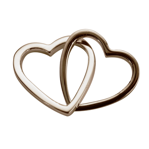 STOW Love Hearts (Together) Charm - 9ct Rose Gold