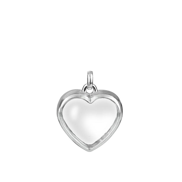 Stow Medium Silver Heart Locket