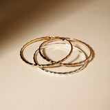 Najo - Vinery Bangle 65mm Gold Plated